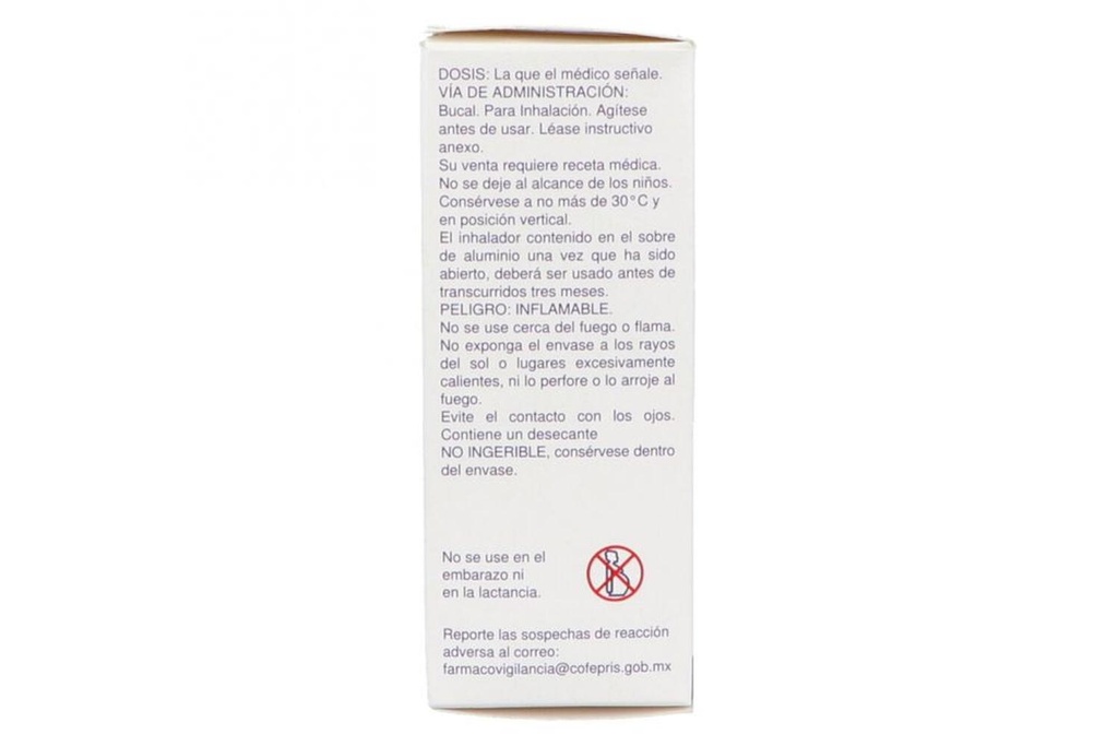 Vannair 80 Mcg/ 4.5 Mcg Caja con Dispositivo Inhalador 120 Dosis