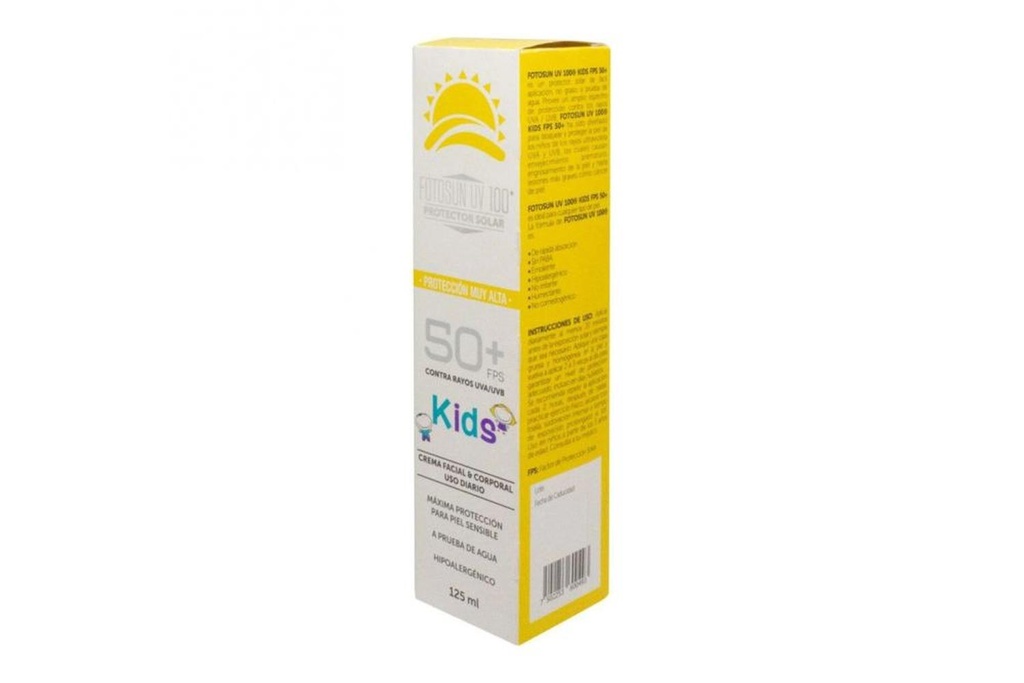 Bloqueador Fotos Un Uv Kids 50 Fps 1 Tubo De 125 mL