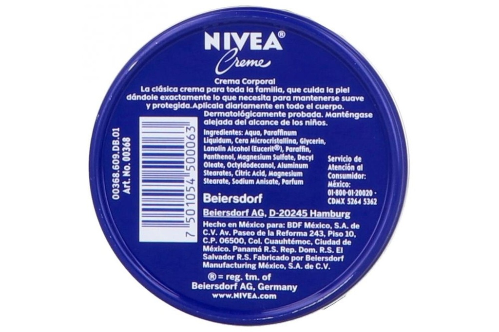 Crema Nivea Lata con 50ml