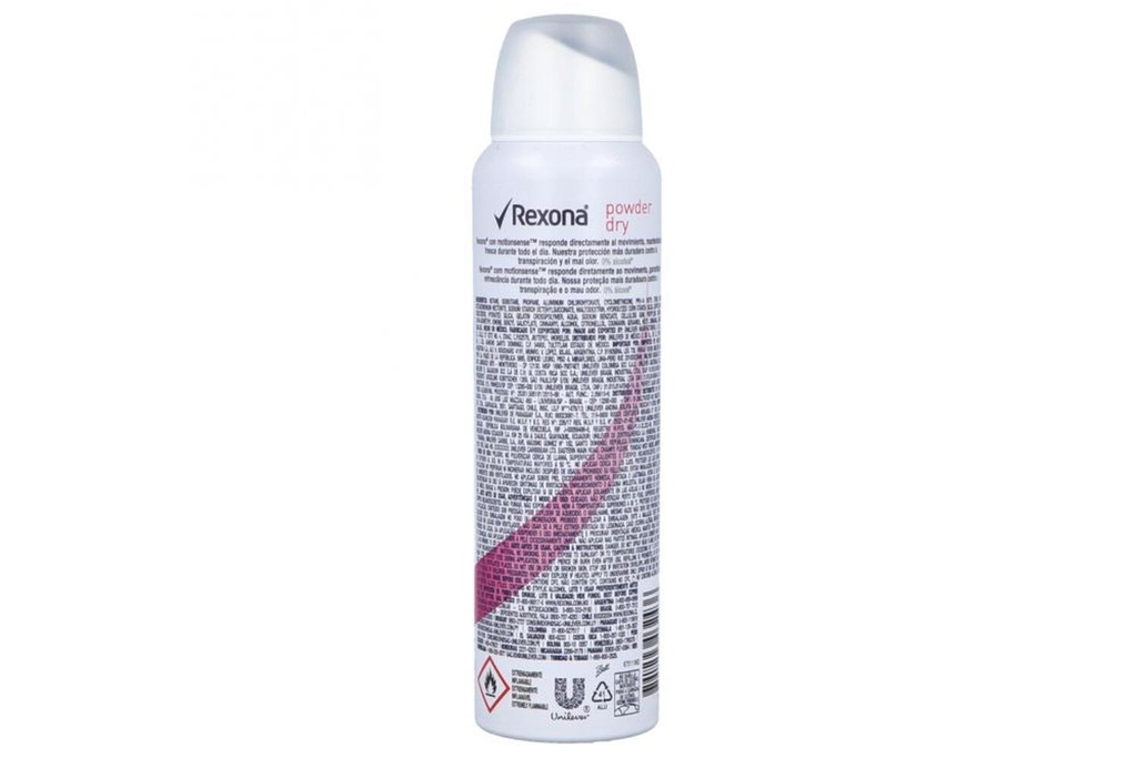 Desodorante Aerosol Powder Rexona Botella Con 90 g