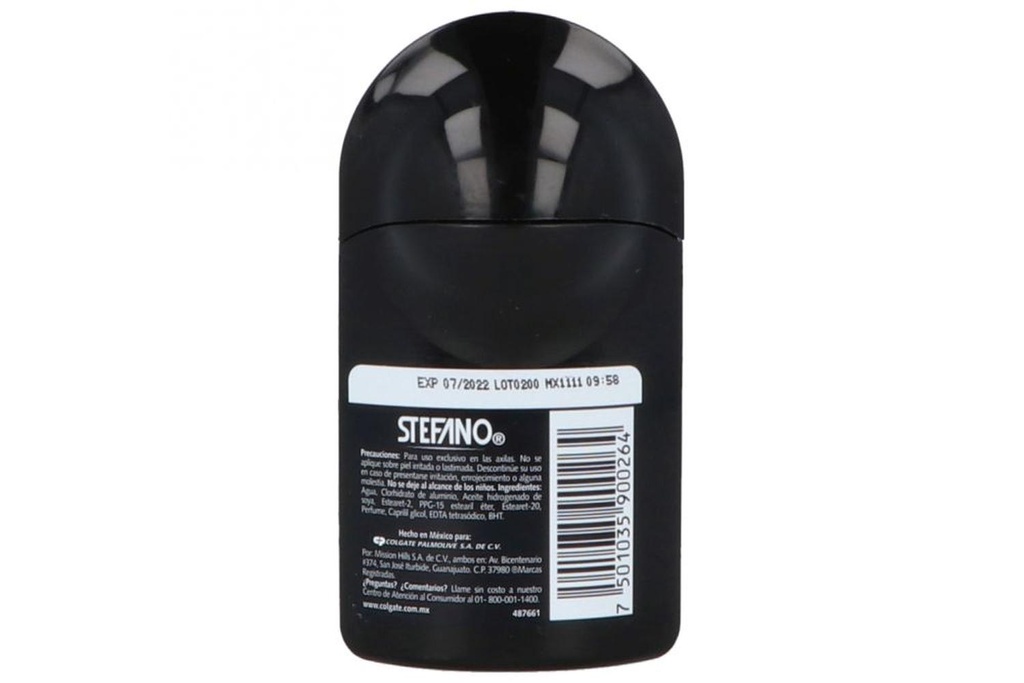 Desodorante Stefano Black Roll-On Con 50mL