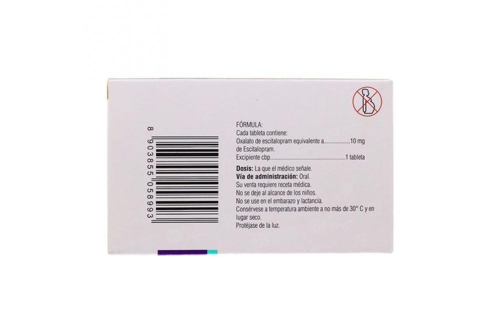 Escolam 10 mg Caja Con 30 Tabletas