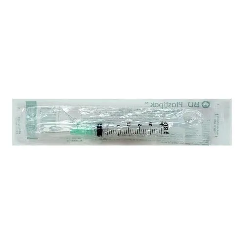 BD PLASTIPAK JERINGA DE PLÁSTICO DE 3 ML BOLSA CON 1 PIEZA 21G x25mm