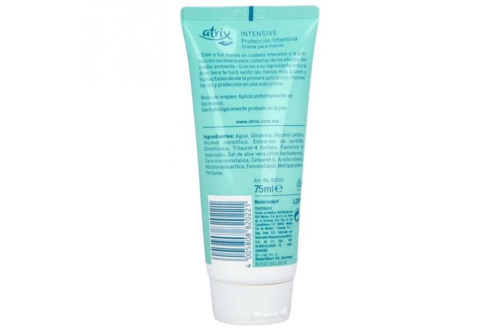 Crema Atrix Intensive Para Manos Tubo Con 75 mL