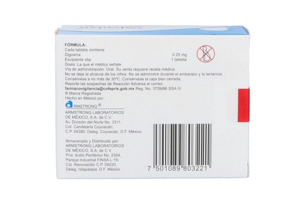 Valvulan 0.25 mg Caja Con 60 Tabletas