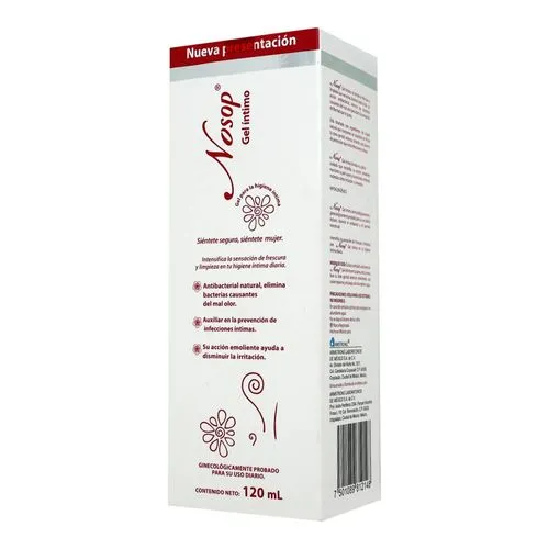 Gel Íntimo Nosop Caja Con Frasco Con 120 mL