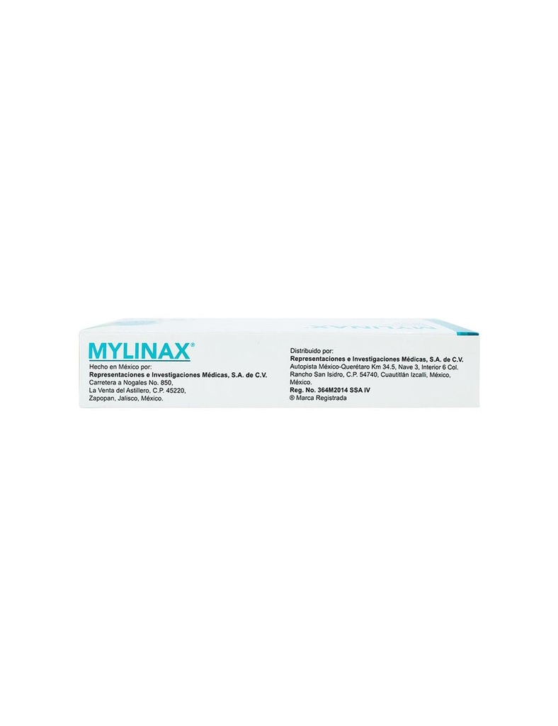 Mylinax 20 mg Con 30 Tabletas