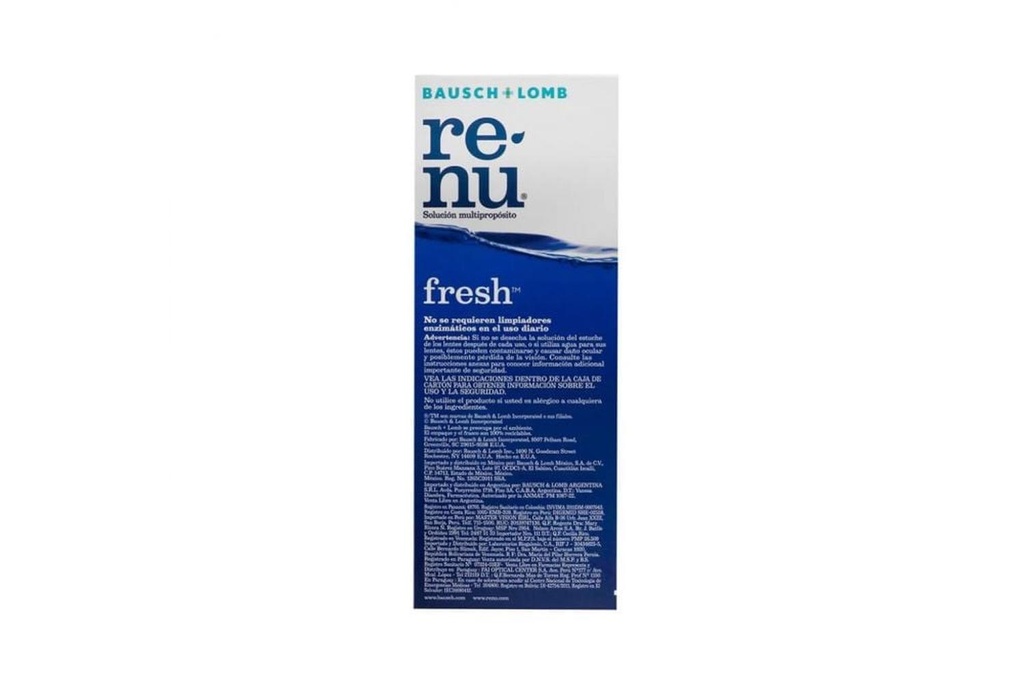 Renu Plus Solución Multipropósito Caja Con Frasco Con 355 mL