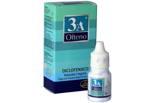 [736085400892] 3 A Ofteno 1% Gotas 5 Ml 