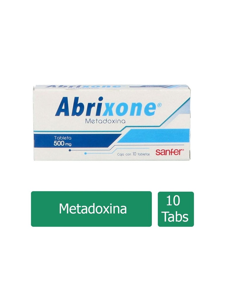 Abrixone 500 Mg 10 Tabletas
