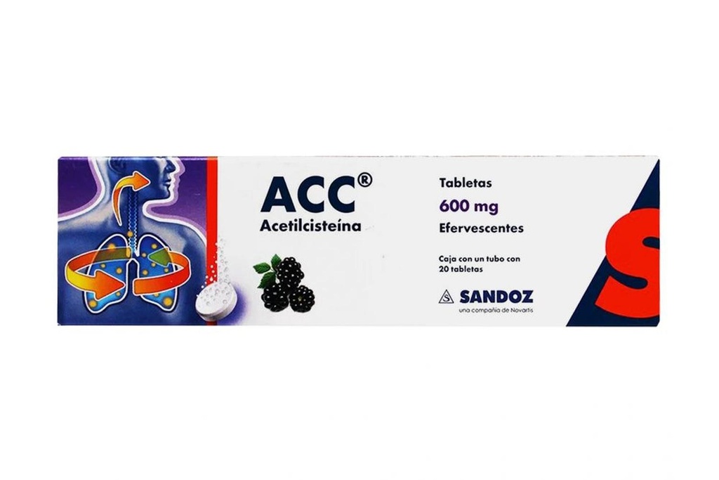 [7502216930865] ACC 600 Mg 20 Tabletas Efervescentes