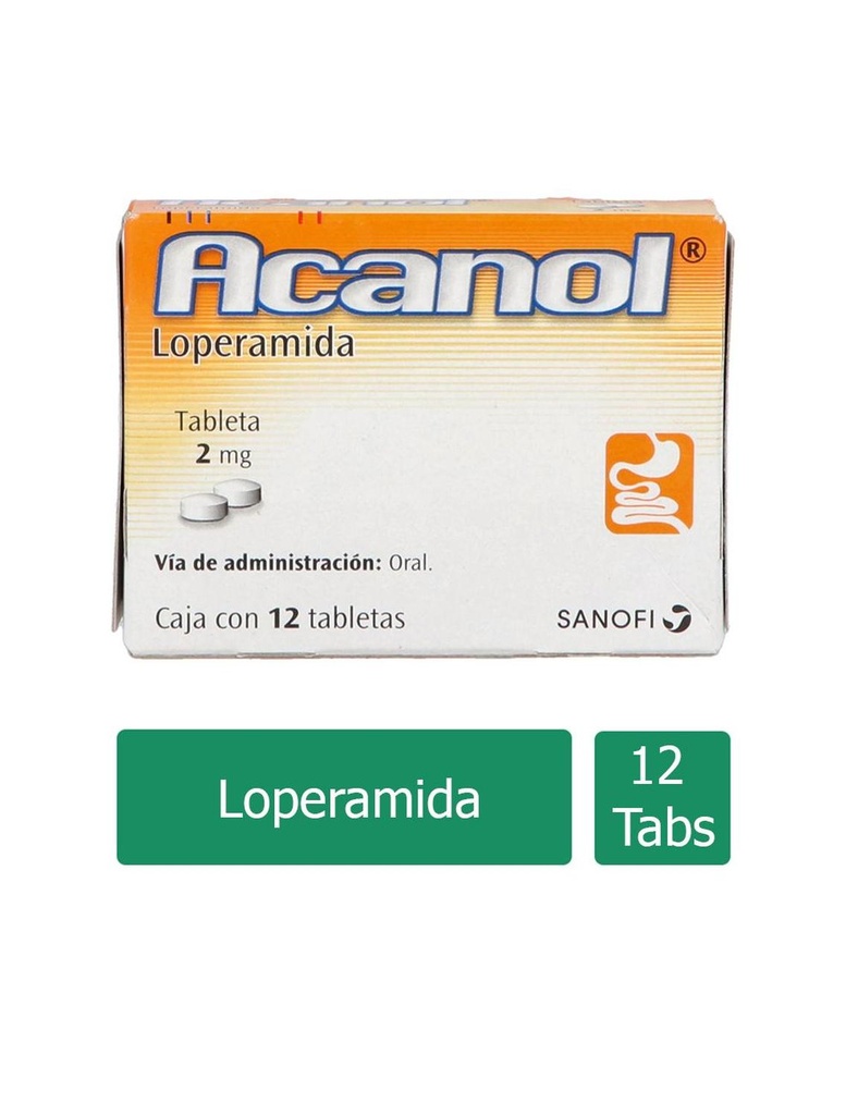 Acanol 2 Mg 12 Tabletas