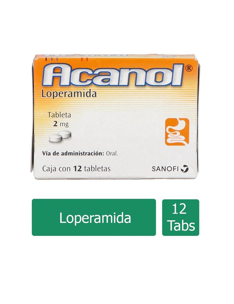 [7501328978710] Acanol 2 Mg 12 Tabletas