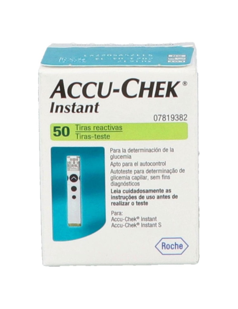 Tiras Reactivas Accu-Chek Instant 50 Tiras