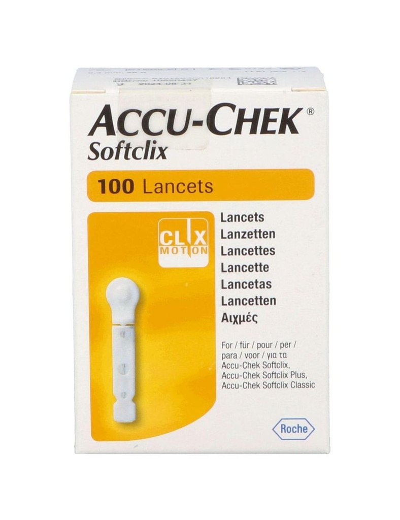 Lancetas Accu-Chek Softclix 100 Piezas