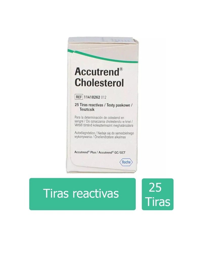 Accutrend Colesterol 25 Tiras