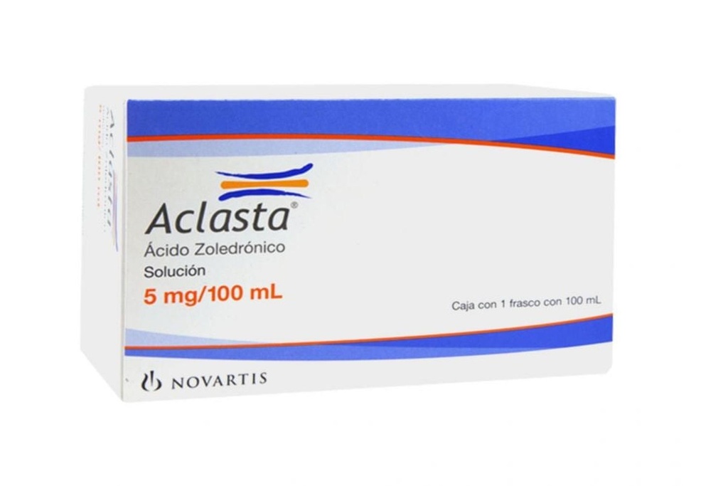 Aclasta 5 Mg Solución Frasco 100 Ml