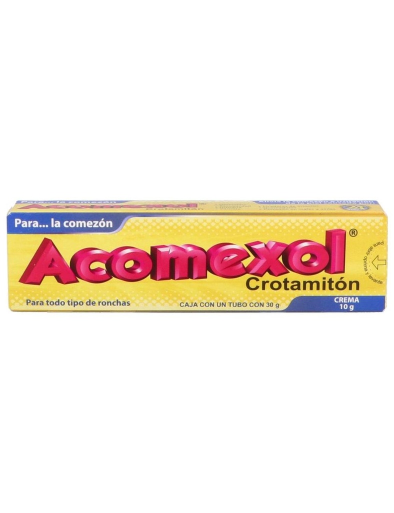 [7501089810045] Acomexol Crema Tubo 30 G