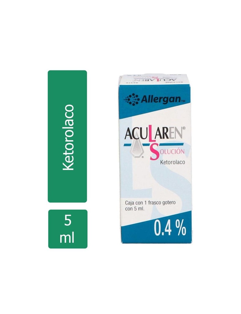 Acularen Solución 0.4% 5 Ml