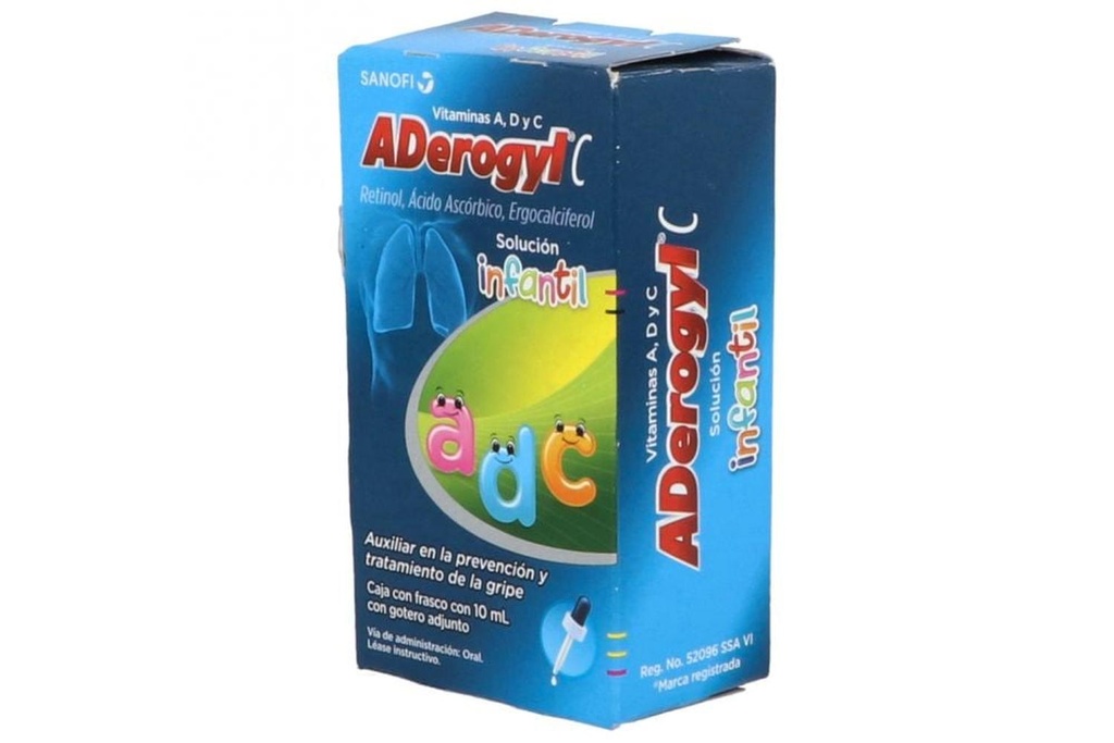 [7501174600124] Aderogyl C Vitaminas Infantil 10 Ml Gotas