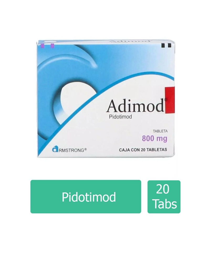 Adimod 800 Mg 20 Tabletas