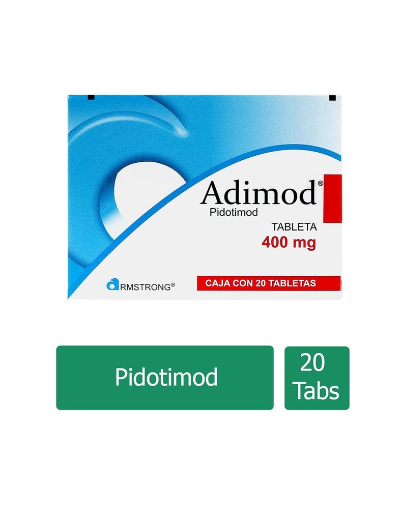 Adimod 400 Mg 20 Tabletas