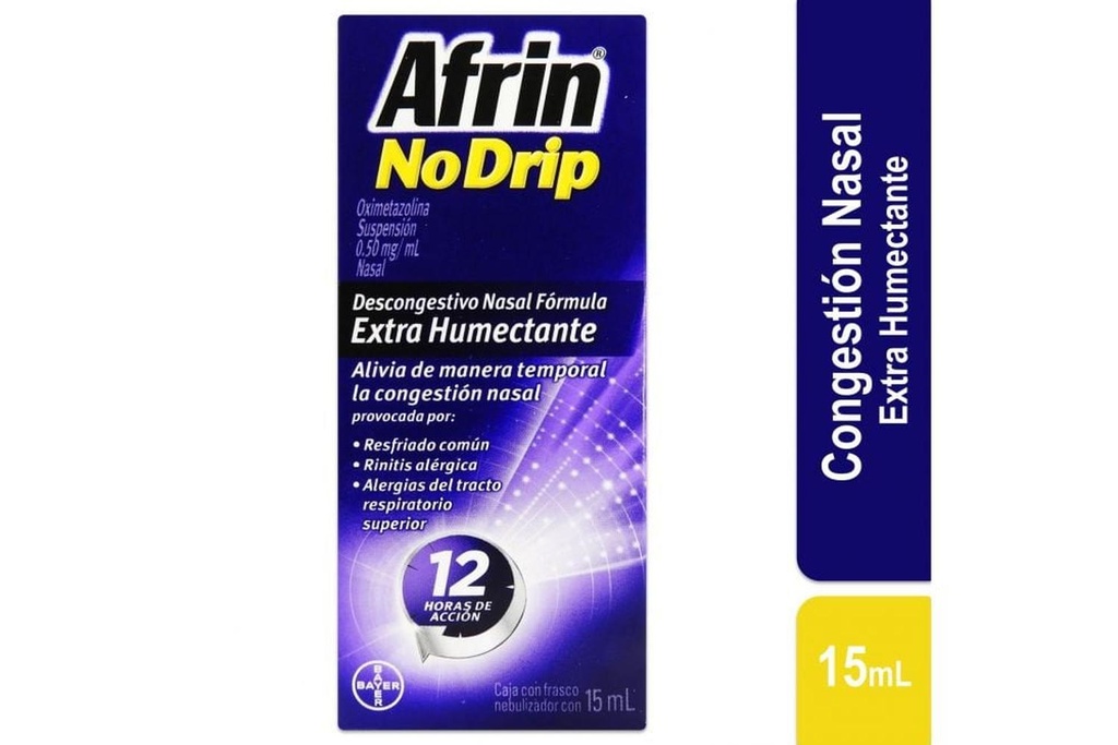 Afrin NoDrip Extra Humectante 15 Ml