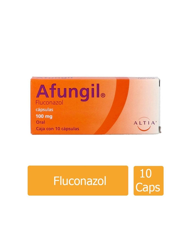 Afungil 100 Mg 10 Cápsulas