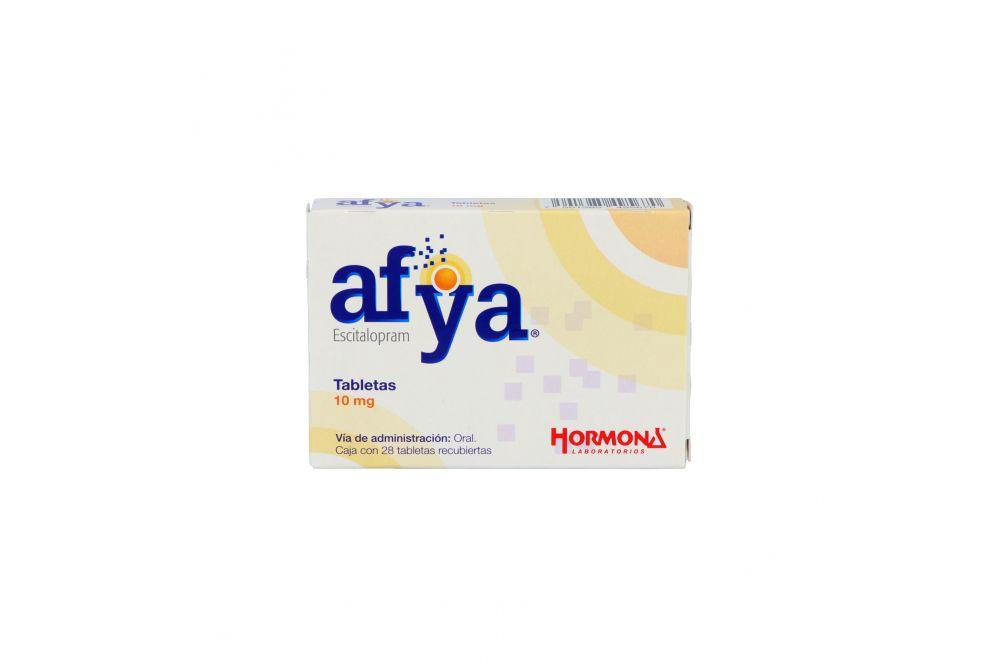 [7501385495670] Afya 10 Mg 28 Tabletas