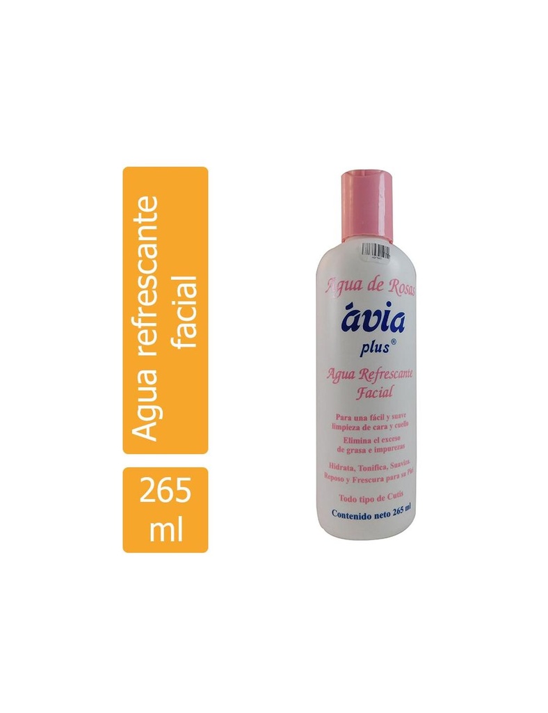 Agua Rosas Avia 265 Ml