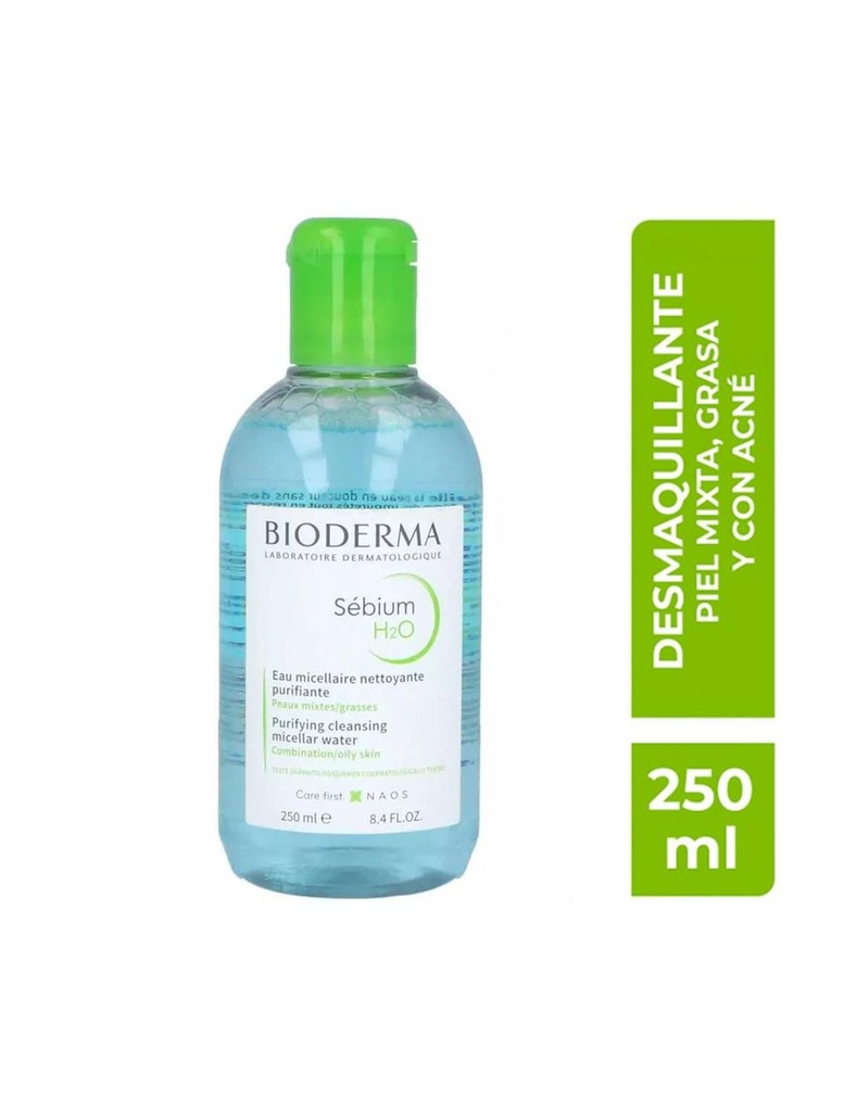 Agua Micelar Bioderma Sébium H2O Mixta 250 Ml