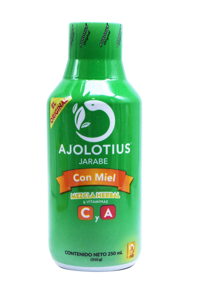 [7500462746605] Ajolotius Miel Jarabe 250 Ml