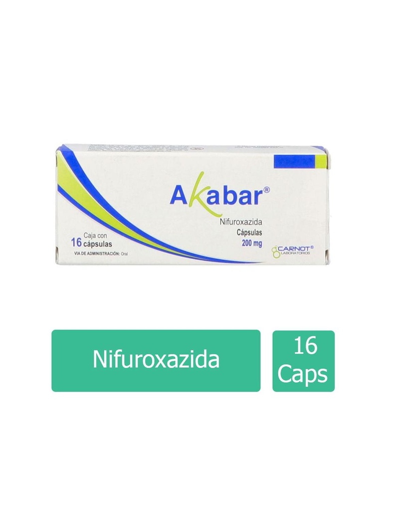 Akabar 200 Mg 16 Cápsulas