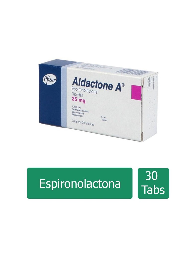 Aldactone A 25 Mg 30 Tabletas