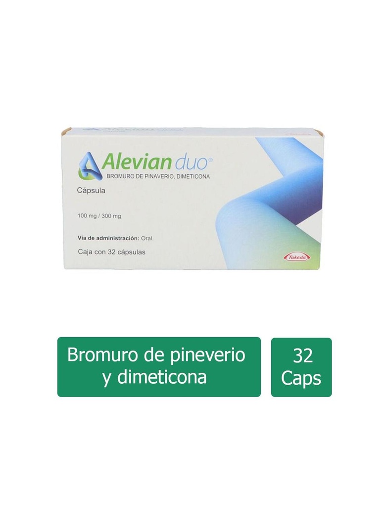 [7501092777212] Alevian Duo 100/300 Mg 32 Cápsulas