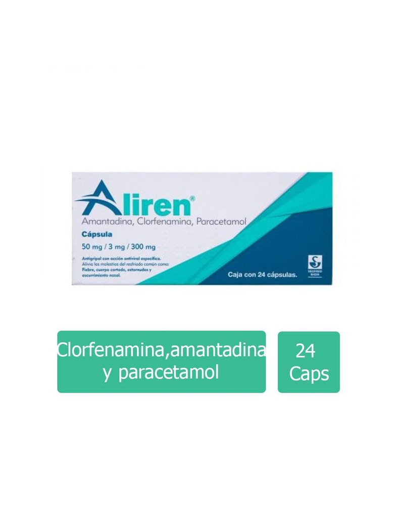 [7501300420541] Aliren 50/3/300 Mg 24 Cápsulas