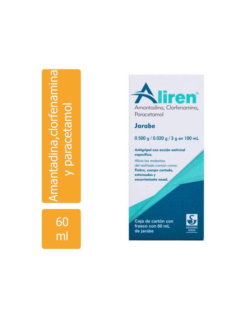 [7501300420558] Aliren 500/.020/3 G 100 Ml Jarabe 60 Ml