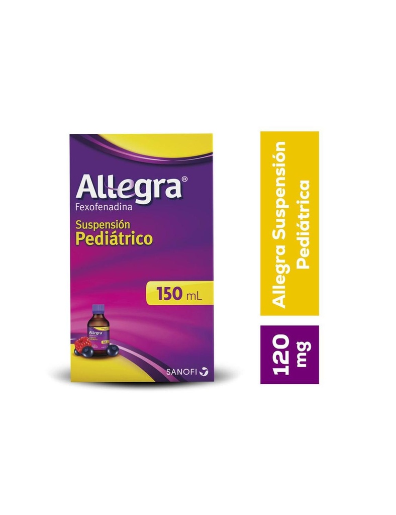 Allegra  150 Ml Tratamiento Para La Alergia Suspensión Pediátrica Antihistamínico.