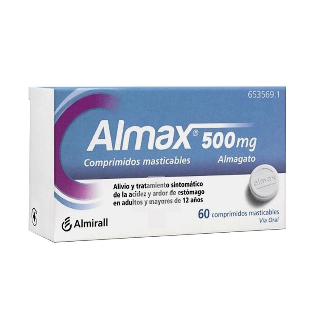 Almax 500 Mg 24 Tabletas Masticables