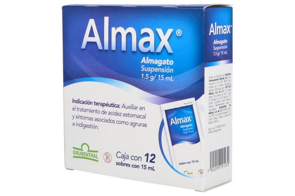 Almax Suspensión 15 Ml 12 Sobres