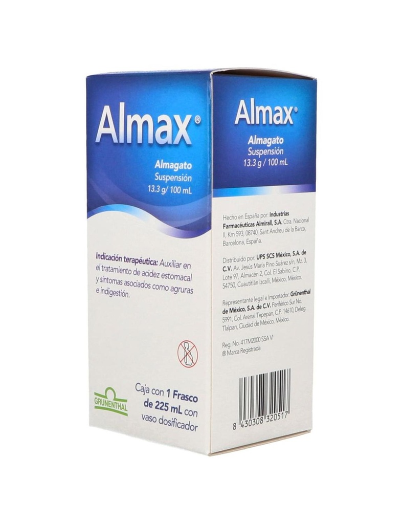 [8430308320517] Almax 13.3 G/100 Ml Suspensión 225 Ml