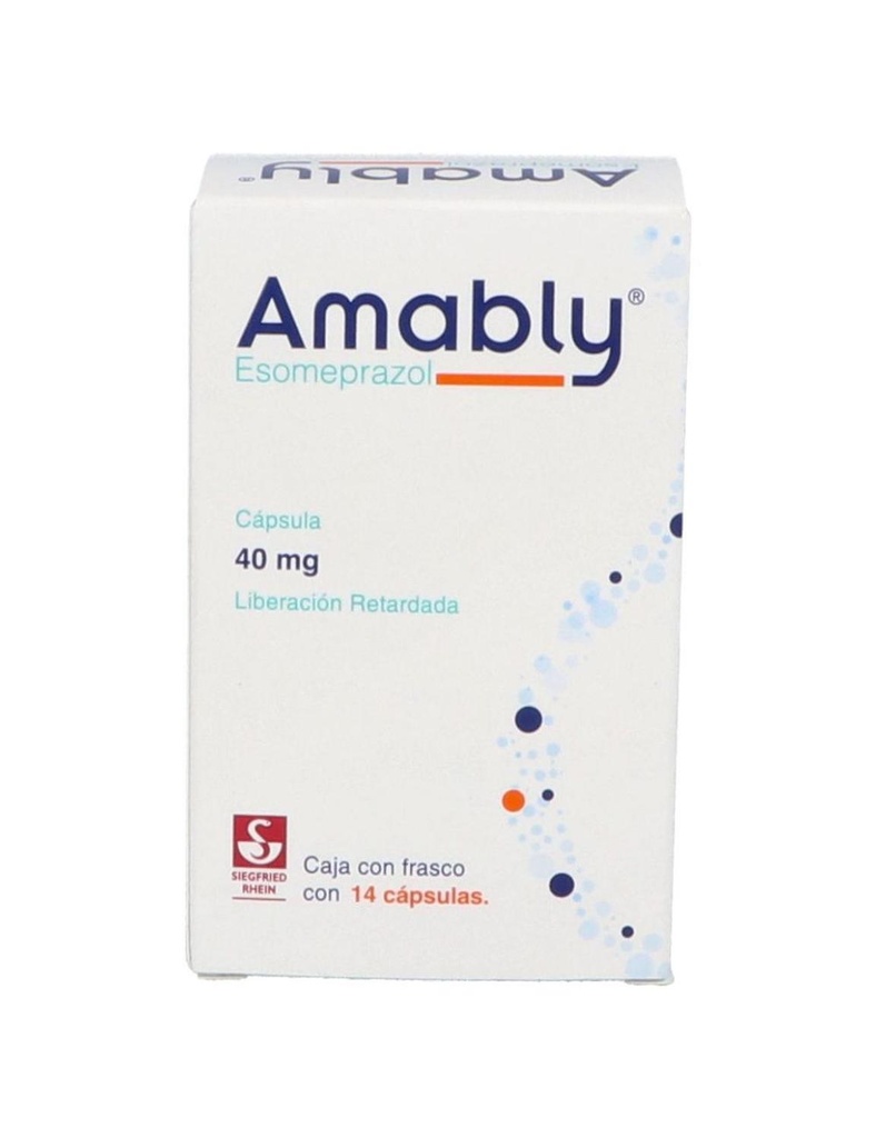 Amably Liberación Prolongada 40 Mg 14 Cápsulas