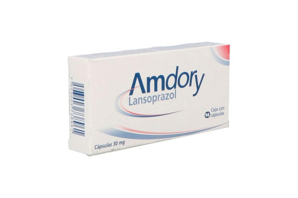 Amdory Lansoprazol 30 Mg 14 Cápsulas Genérico Wermarphar