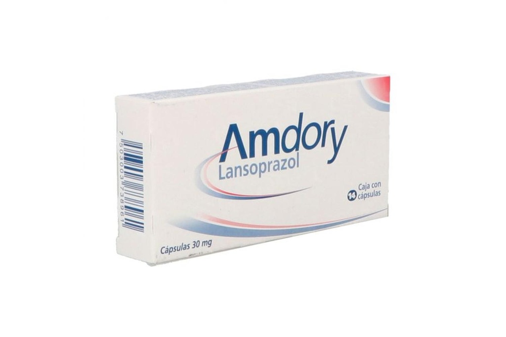 [7503003738961] Amdory Lansoprazol 30 Mg 14 Cápsulas Genérico Wermarphar