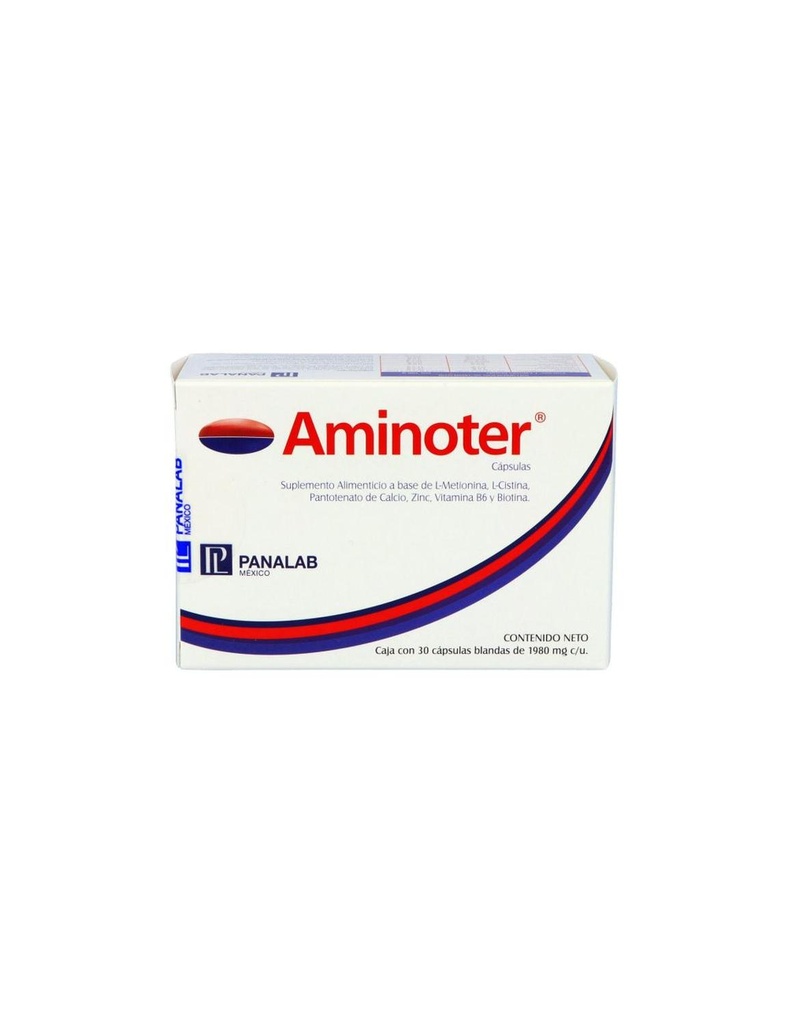 [7508006182667] Aminoter Suplemento Alimenticio 30 Cápsulas