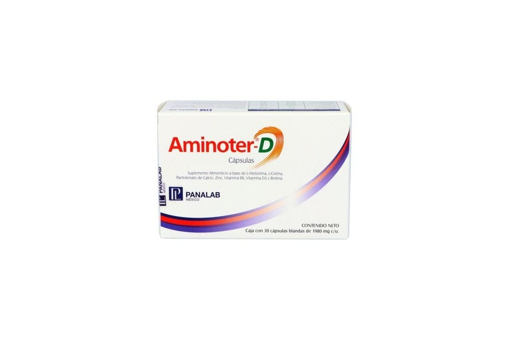 Aminoter D Suplemento Alimenticio 30 Cápsulas