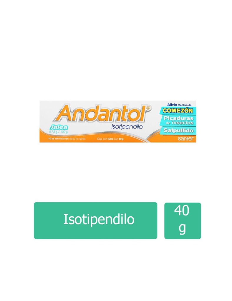 Andantol Jalea Caja Con Tubo 40 G