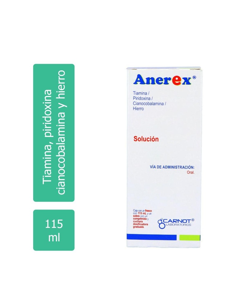 Anerex 120 Mg Solución 115 Ml