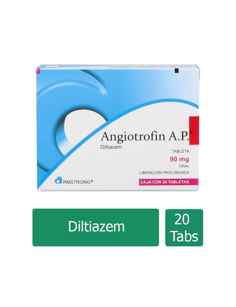 Angiotrofin AP 90 Mg 20 Tabletas