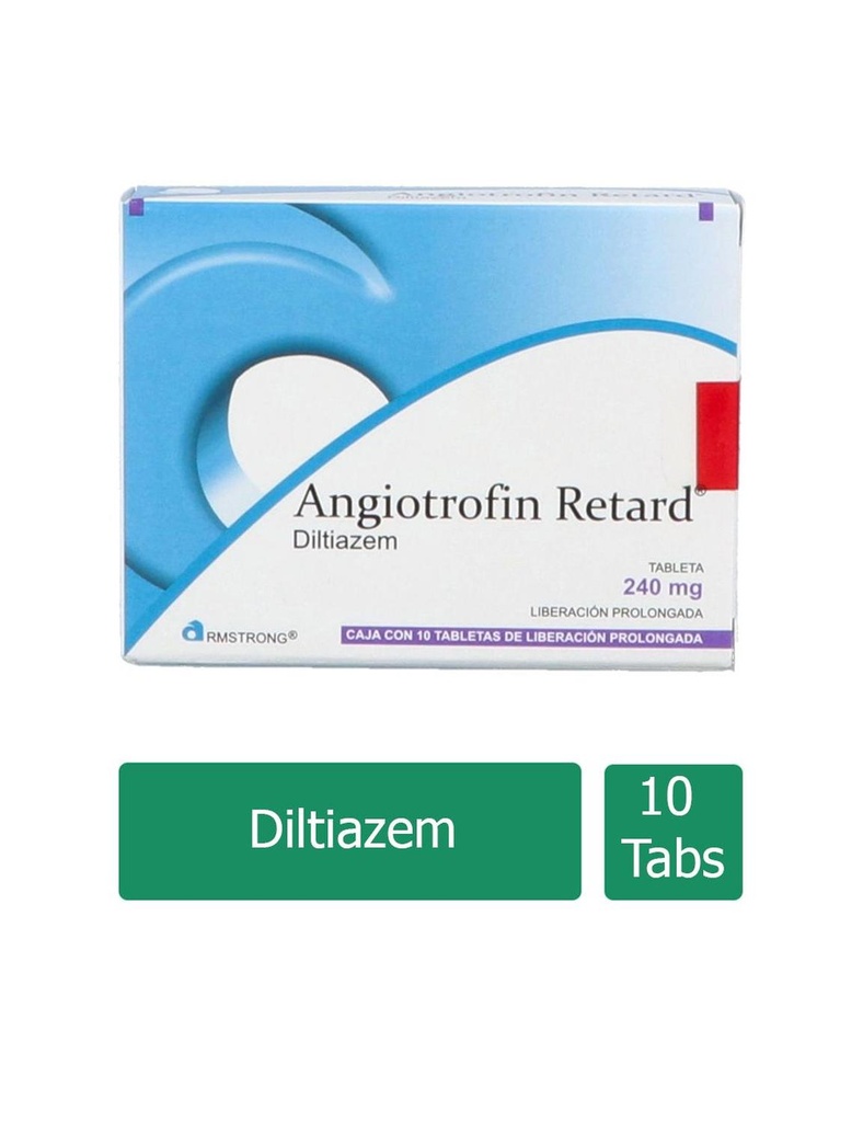 Angiotrofin Retard 240 Mg 10 Tabletas